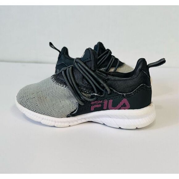 Fila Toddler Size 5 Shoes  Pink And Gray  GUC - Picture 6 of 7